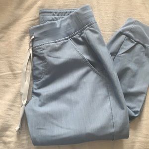 Figs heather indigo XS-P jogger scrub pants